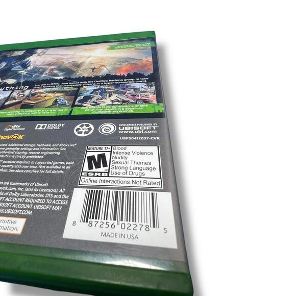 Watch Dogs 2 Xbox One Game Case & Disc – Bonus Zodiac Mission Included - Picture 6 of 7